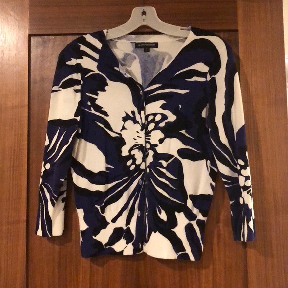 Vibrant colored button up sweater - Picture 1 of 2